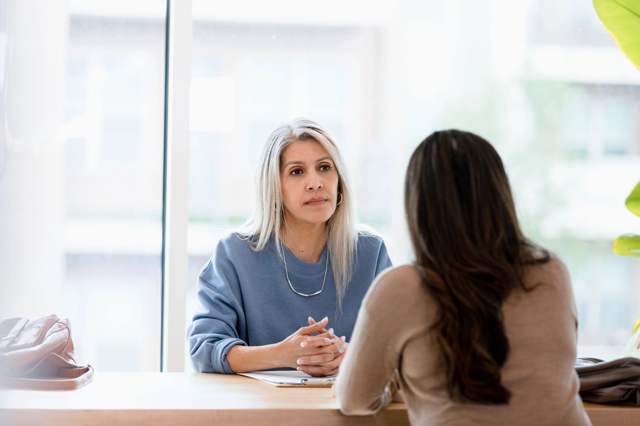 Immigration consultation between adviser and client